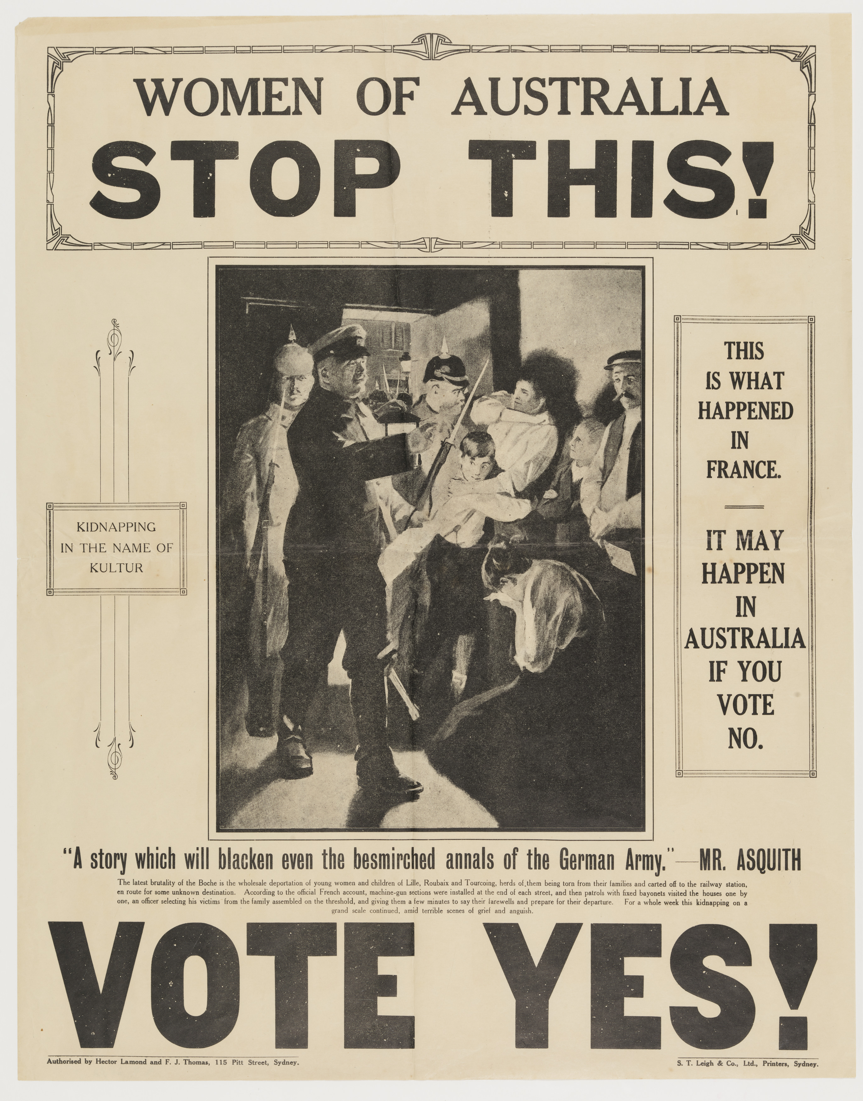 Women of Australia - Conscription - 1917